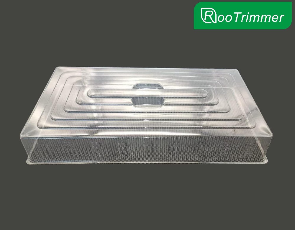 Humidity Dome, Plastic Clear Seed Starter Dome 1020 Tray Covers Humidifying and Insulating for Greenhouse Germination and Garden Growing (21.5