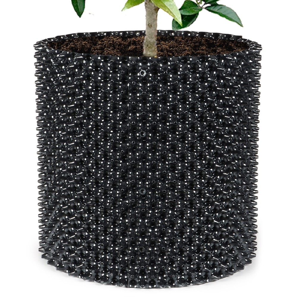 40 Gallon Air Pruning Planters, Sturdy Plastic Roots Control Planter Container for Tree Grow Outdoor, Garden Self-Planting Planters, Size 24